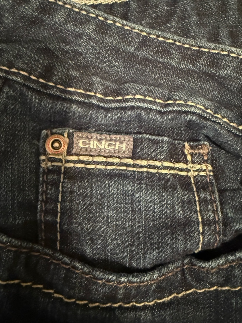 Cinch Women’s ADA Jeans; only worn twice; 32” inseam; size 30/9L - Picture 5 of 5